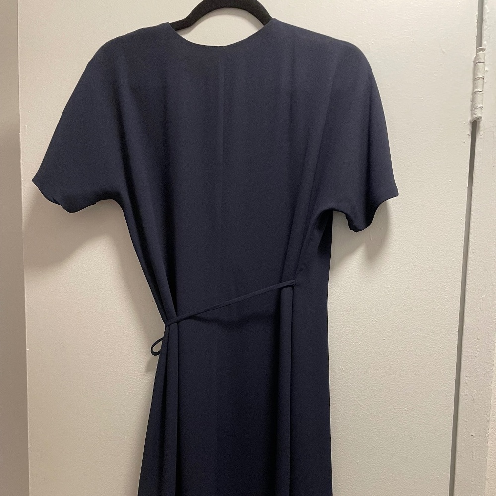 Navy Babaton Wrap Dress